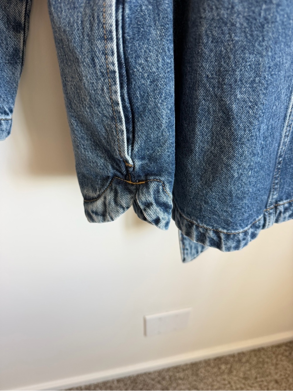 GAP Blue Denim Belted Jean Jacket - Picture 8 of 8